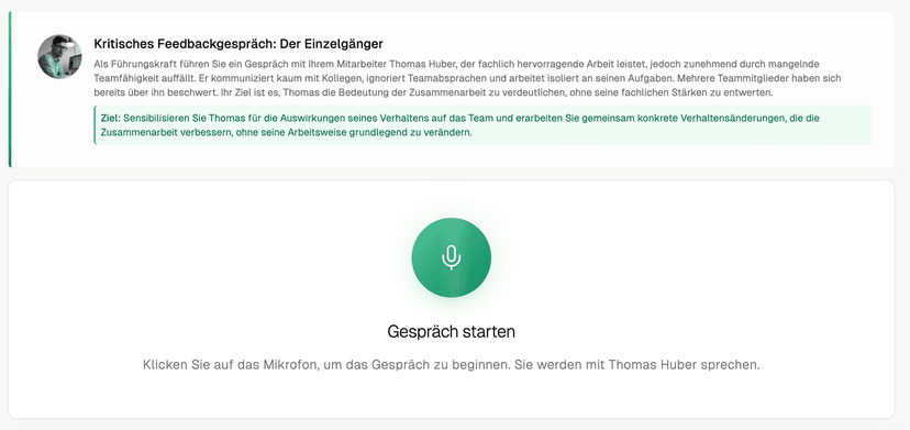 Konflitkgespräch mit KI führen