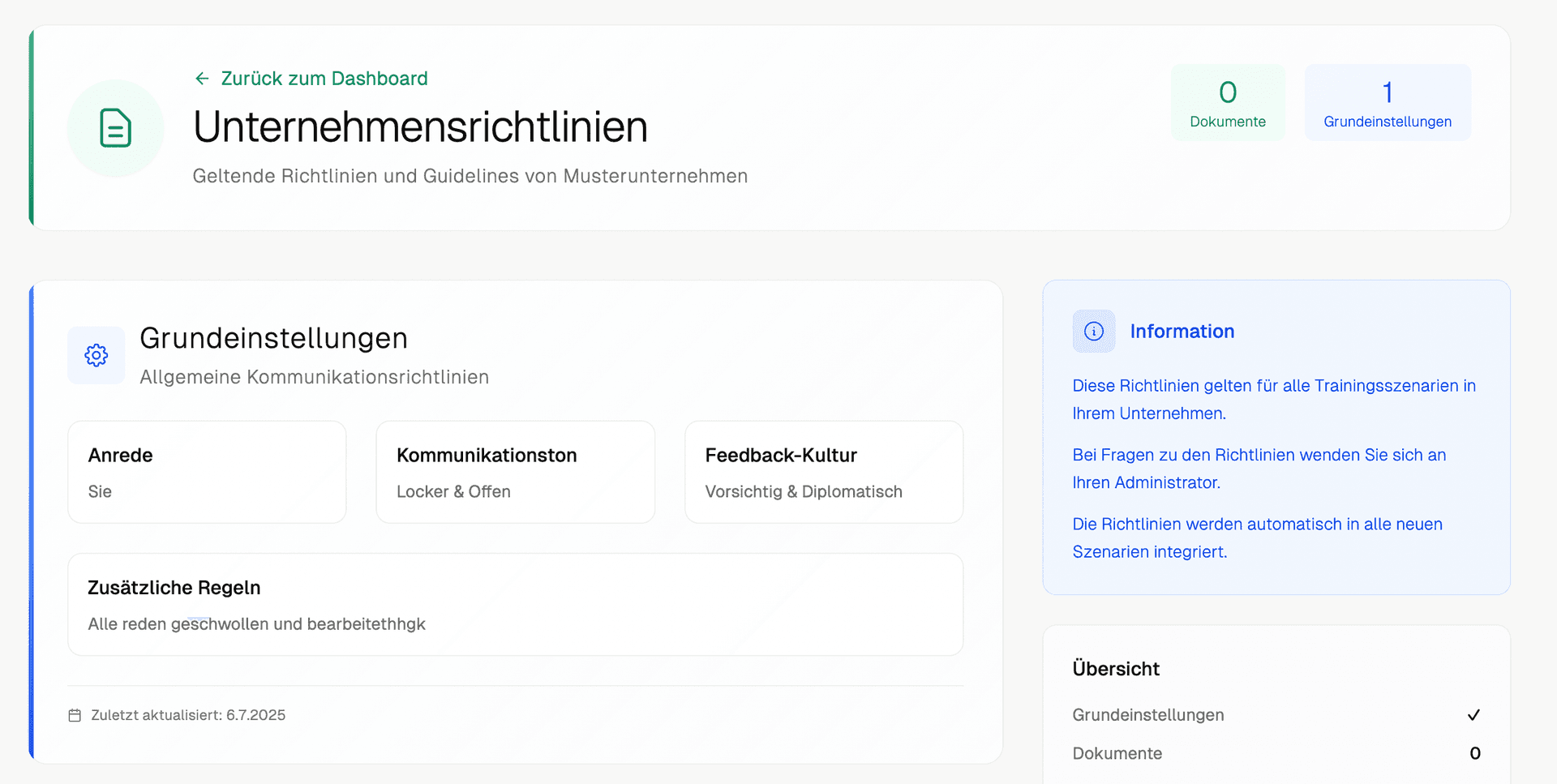 richtlinien