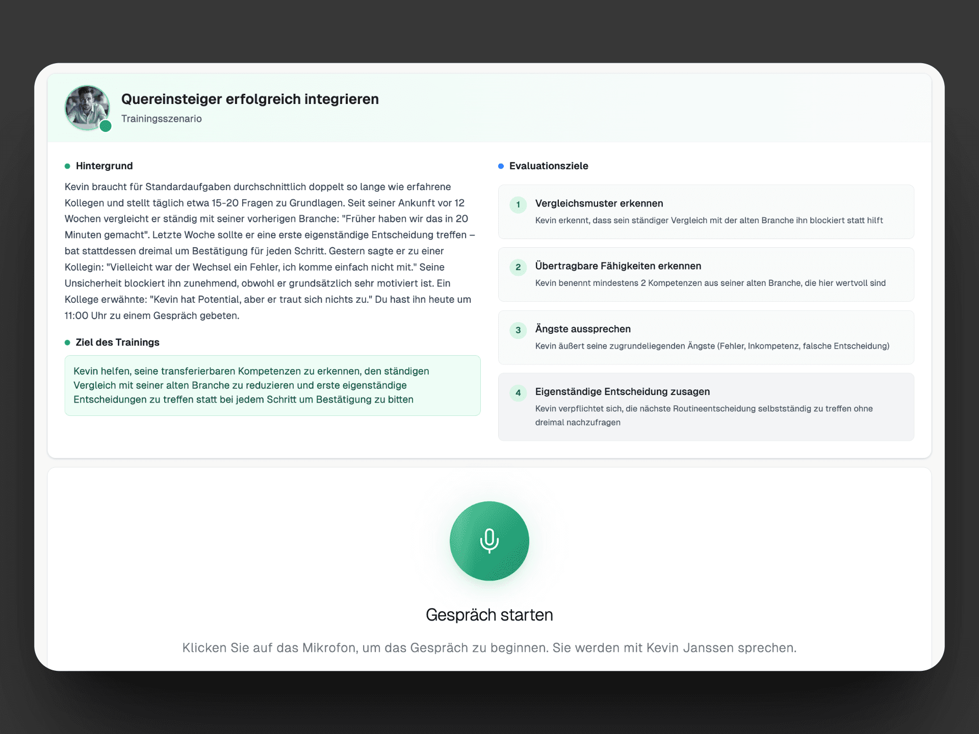 KI-Rollenspiele für Vertriebsteams