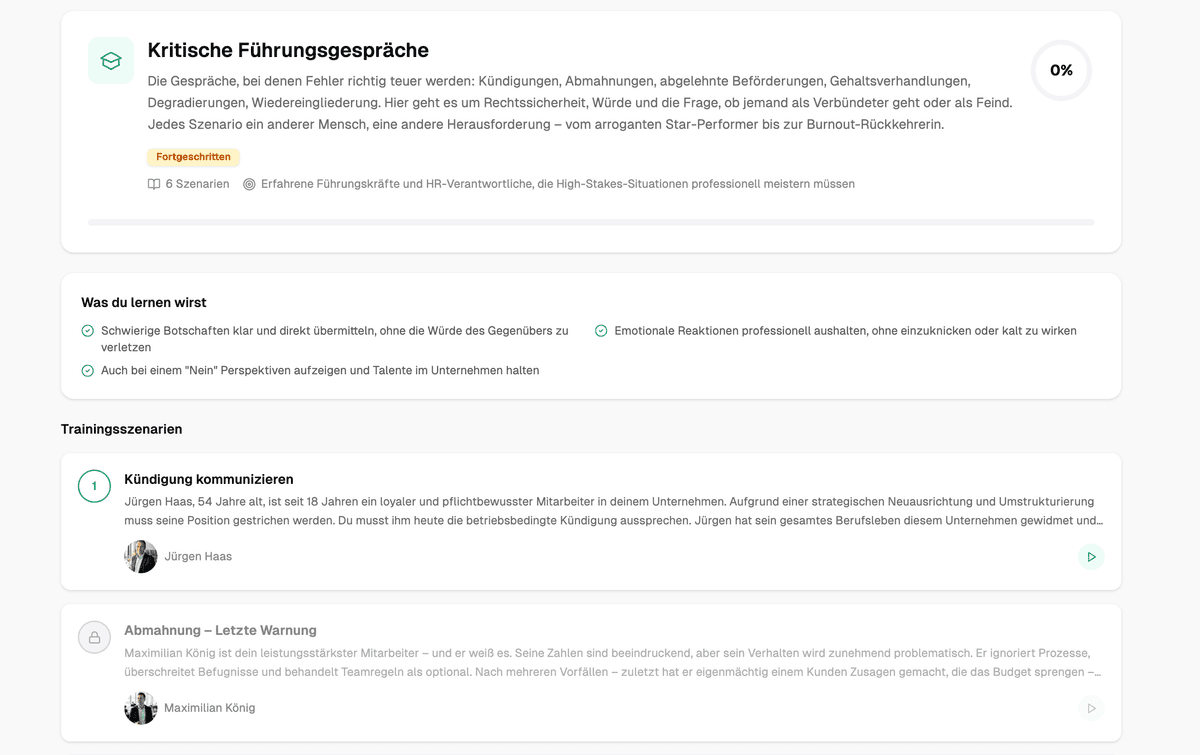 Strukturierte Lernpfade